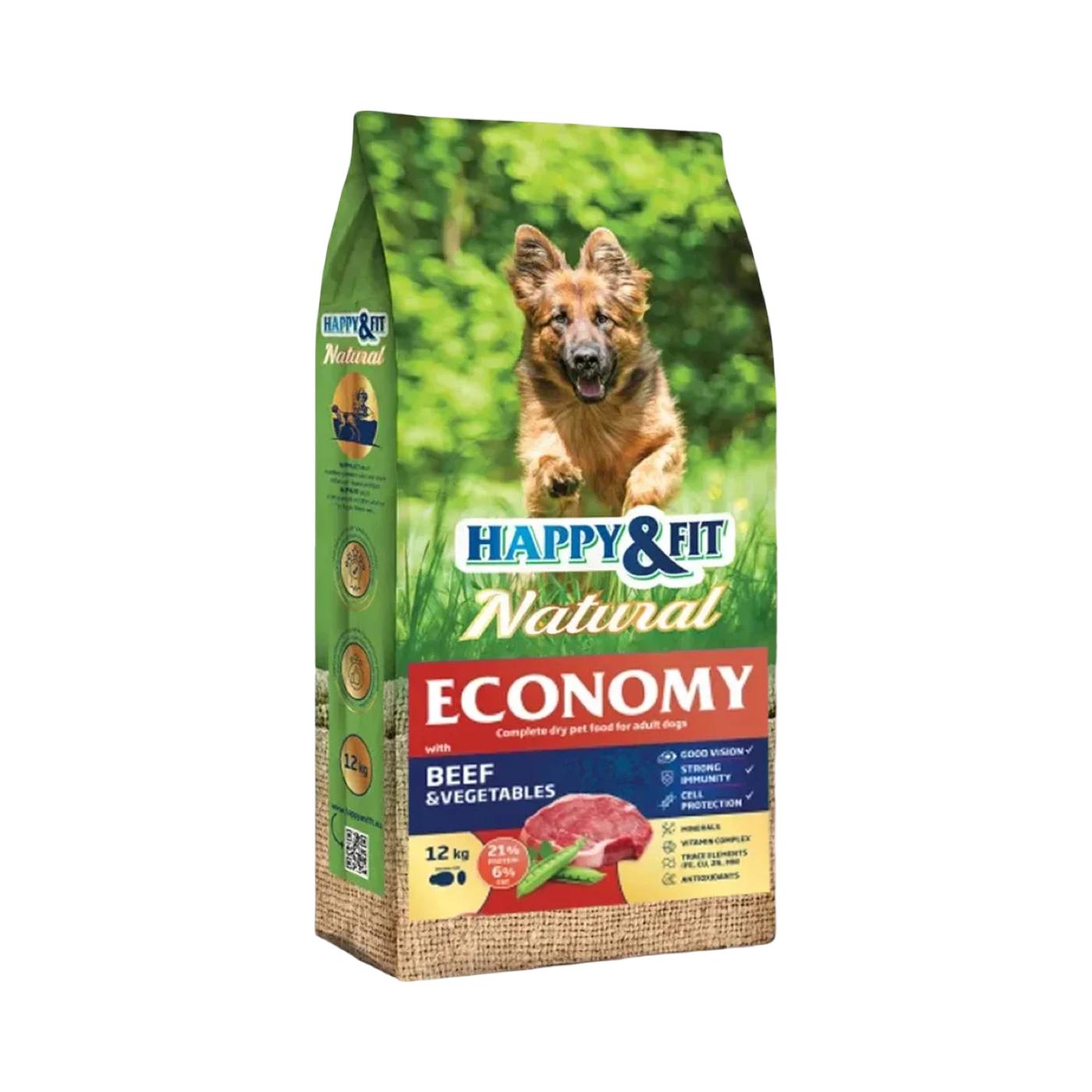 Happy & Fit Natural Economy Adult - száraz kutyaeledel