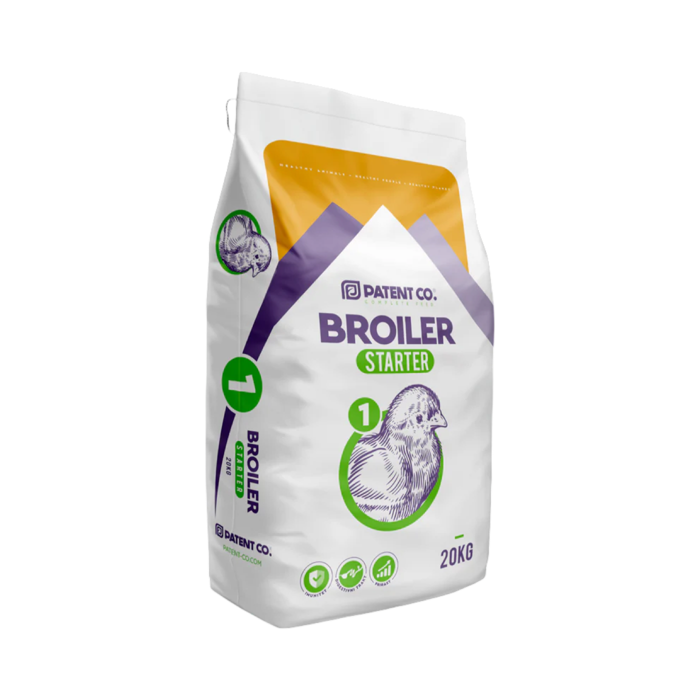 Patent co. BROILER STARTER - GMO mentes Csirke indító táp