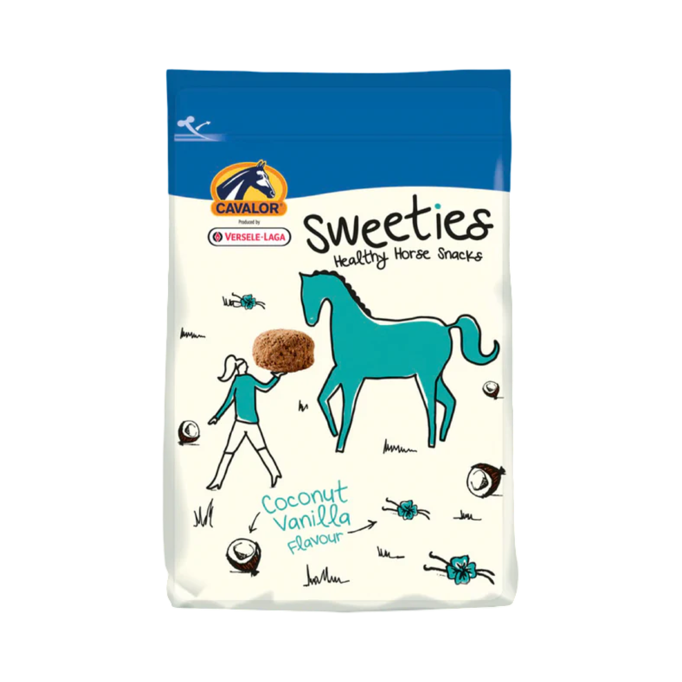 Cavalor Sweeties - Kókusz és vanília ízű jutalomfalat Lovaknak