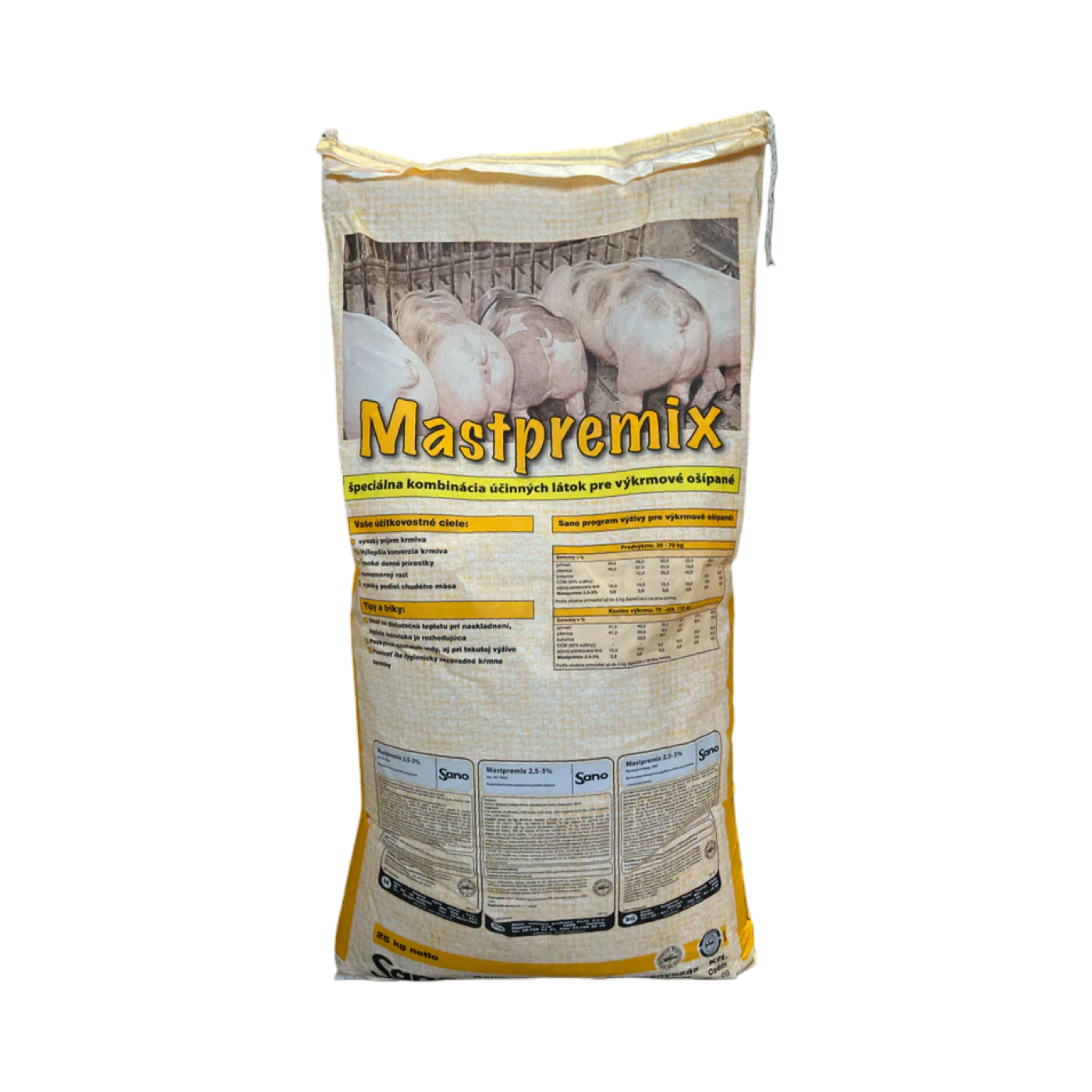 Sano Mastpremix - Kiegészítő takarmány hízósertéseknek