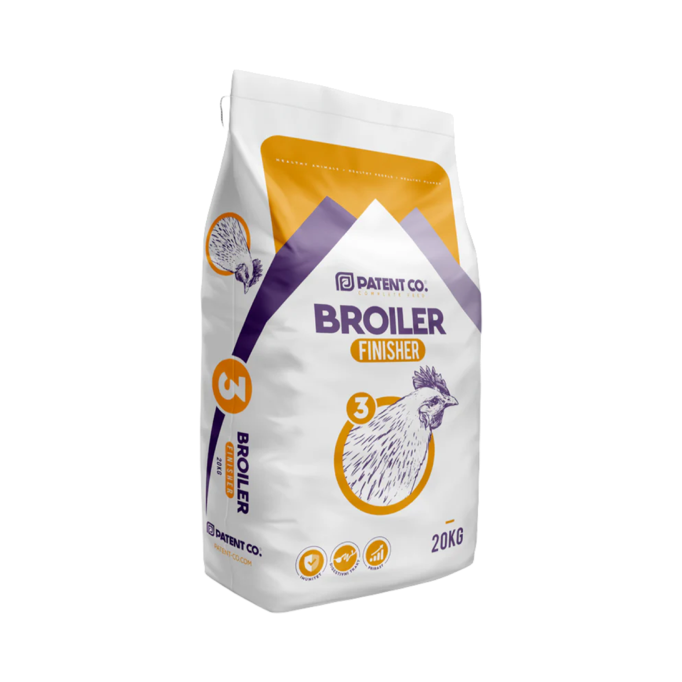 Patent co. BROILER FINISHER - GMO mentes Csirkebefejező táp