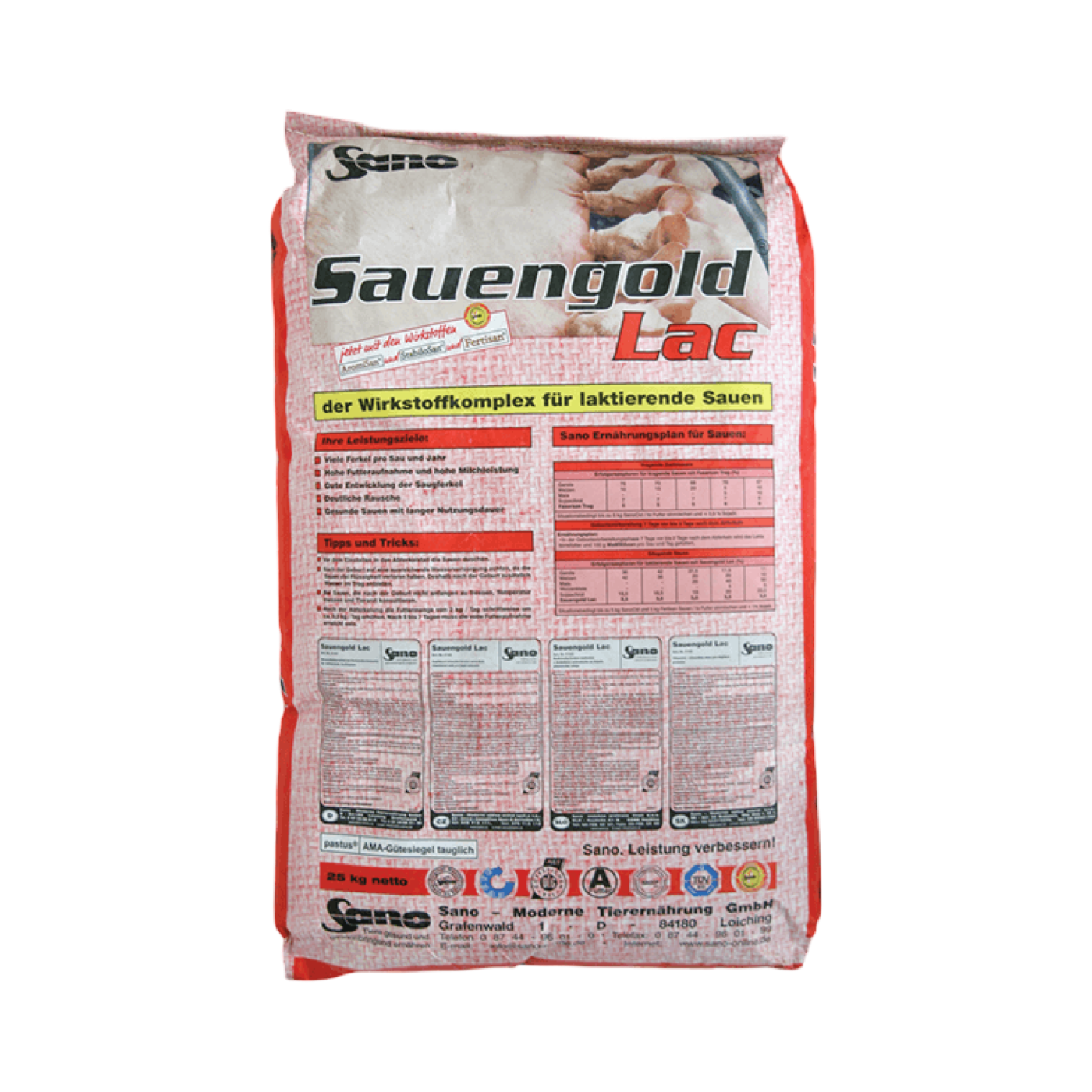 Sano Sauengold Lac 3,5% - Szoptatós koca premix