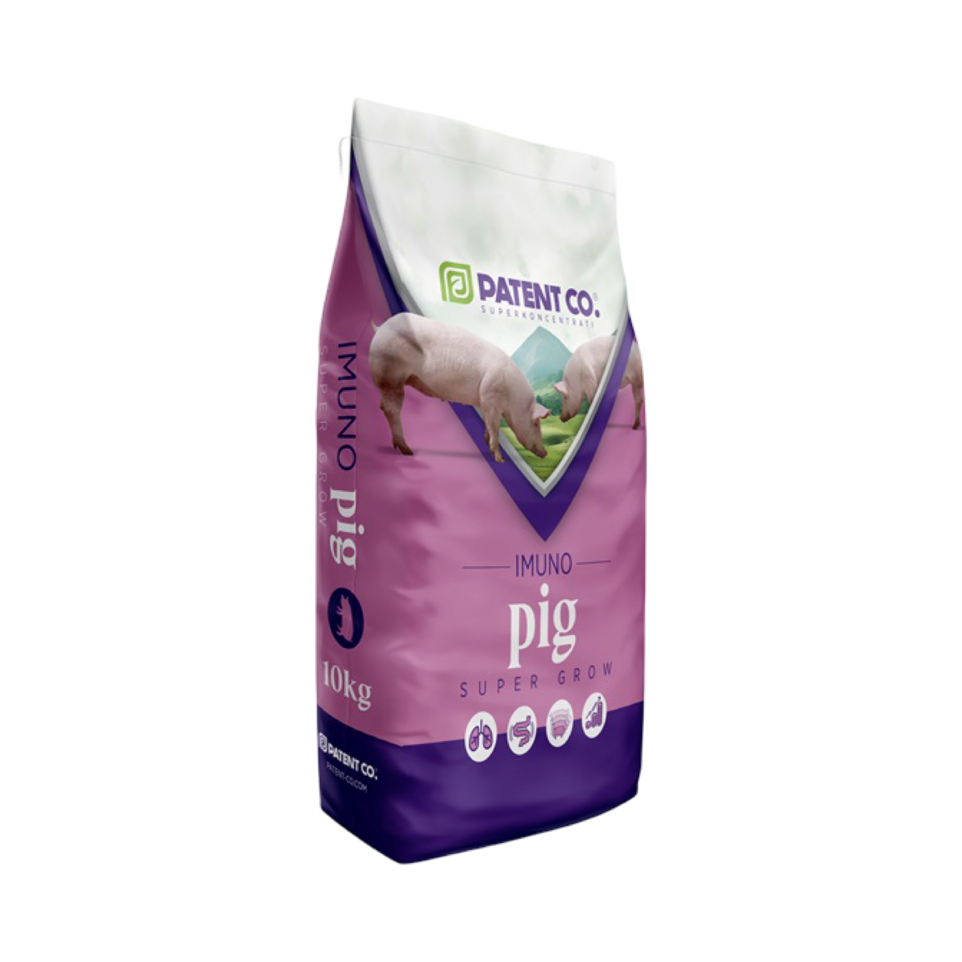 Patent co. Imuno Pig - GMO mentes koncentrátum malacok részére
