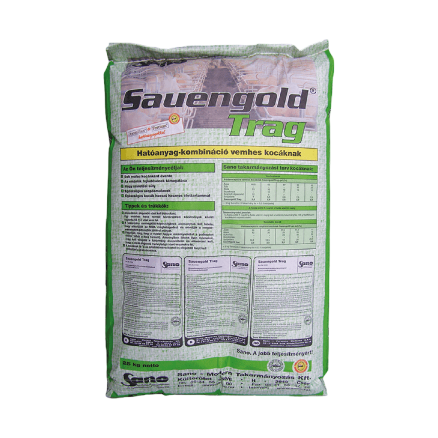 Sano Sauengold® Trag - Hatóanyagkoncentrátum vemhes kocáknak és kocasüldőknek