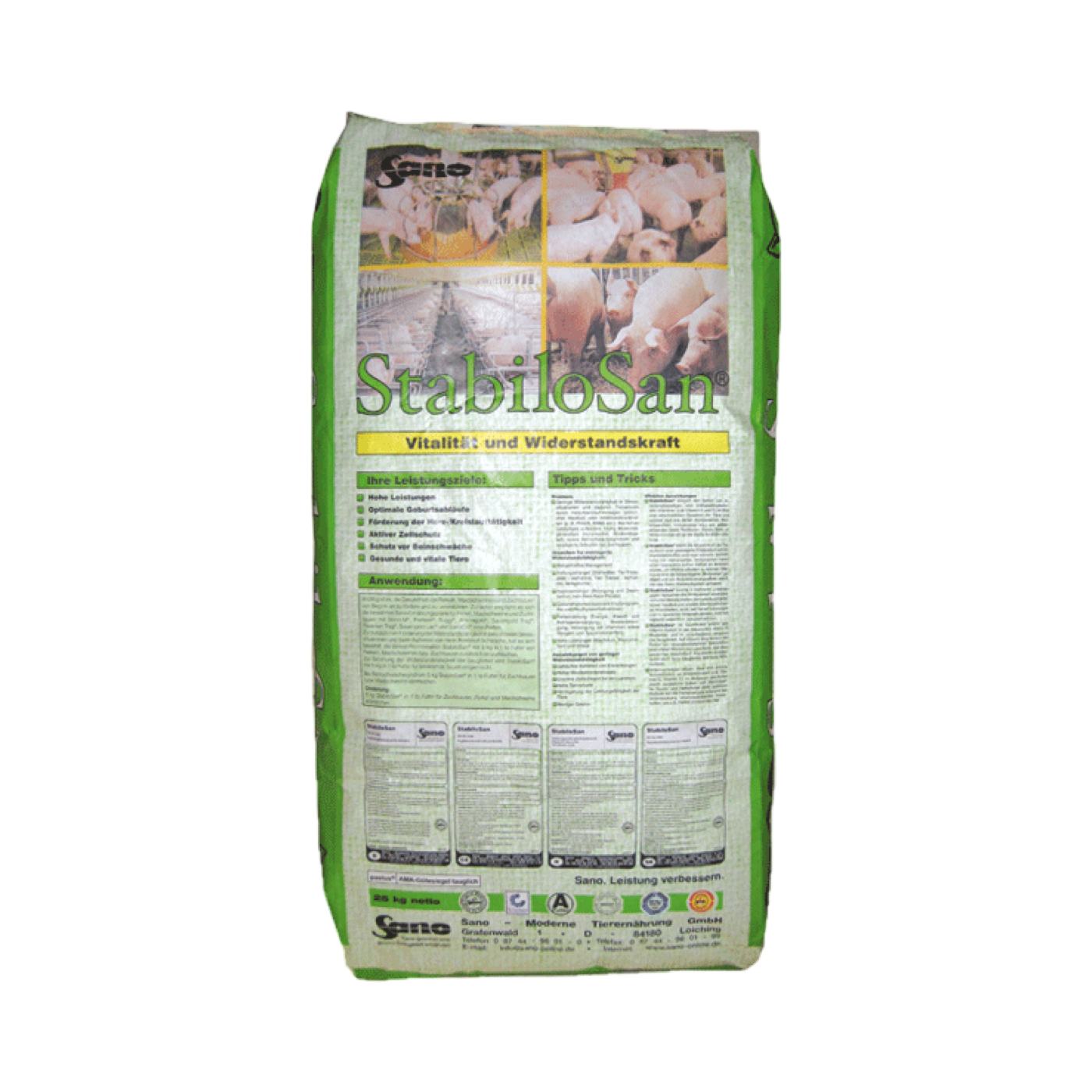 Sano StabiloSan®- Speciális ásványi takarmány az egészséges kocákért, malacokért és hízósertésekért