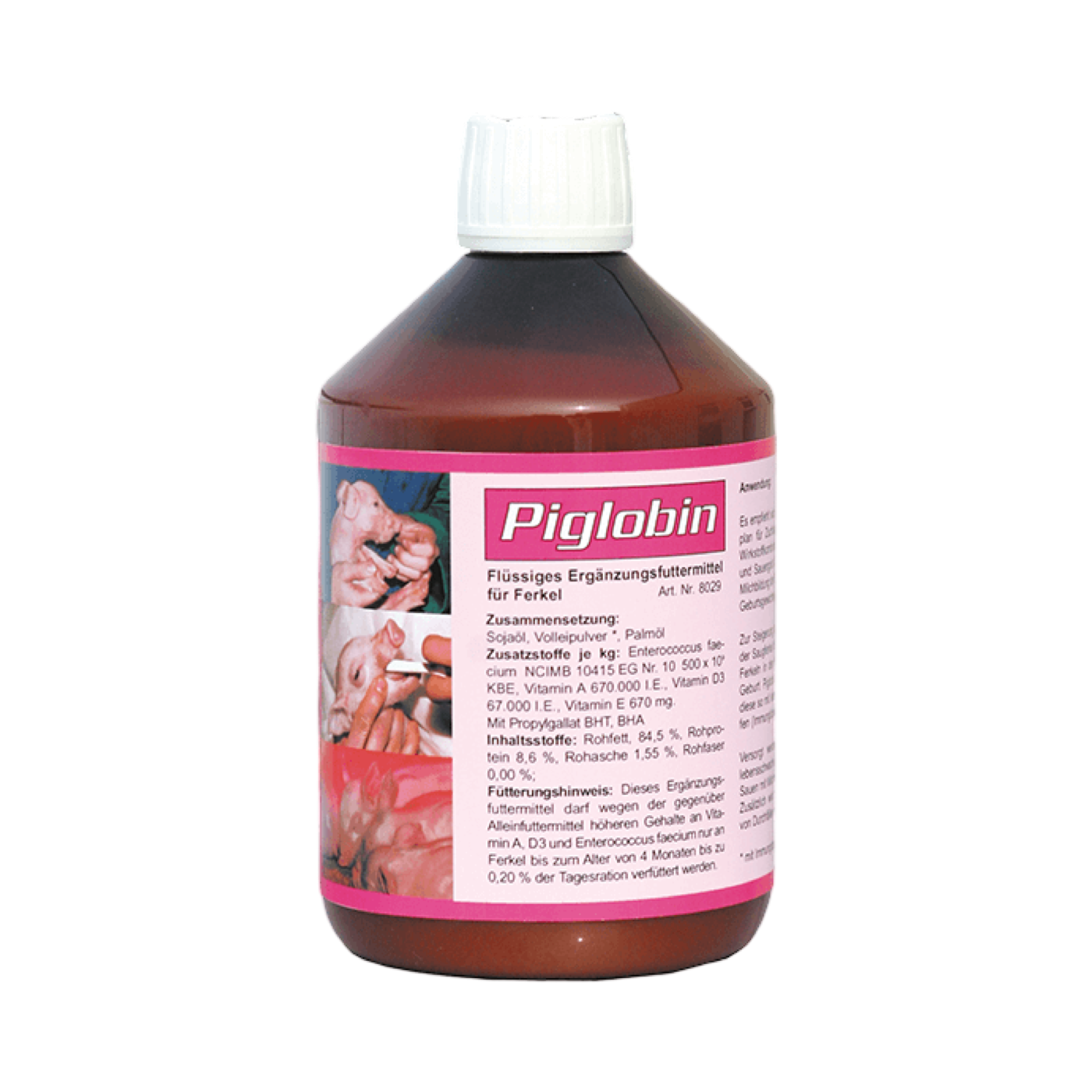 Sano Piglobin®-Hatóanyagkombináció újszülött malacoknak az első életórákban