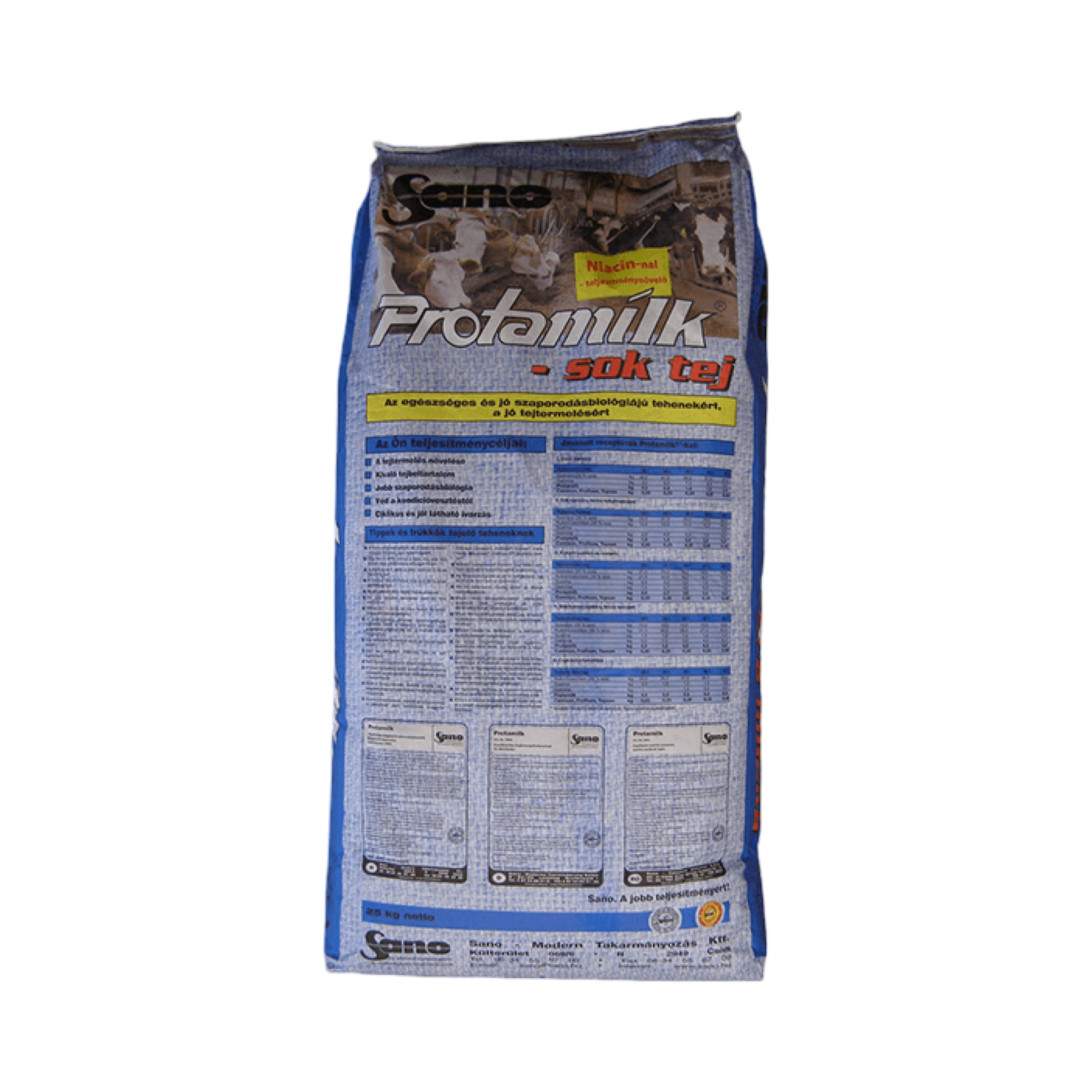Sano Protamilk®- Fehérjében gazdag kiegészítő takarmány teheneknek