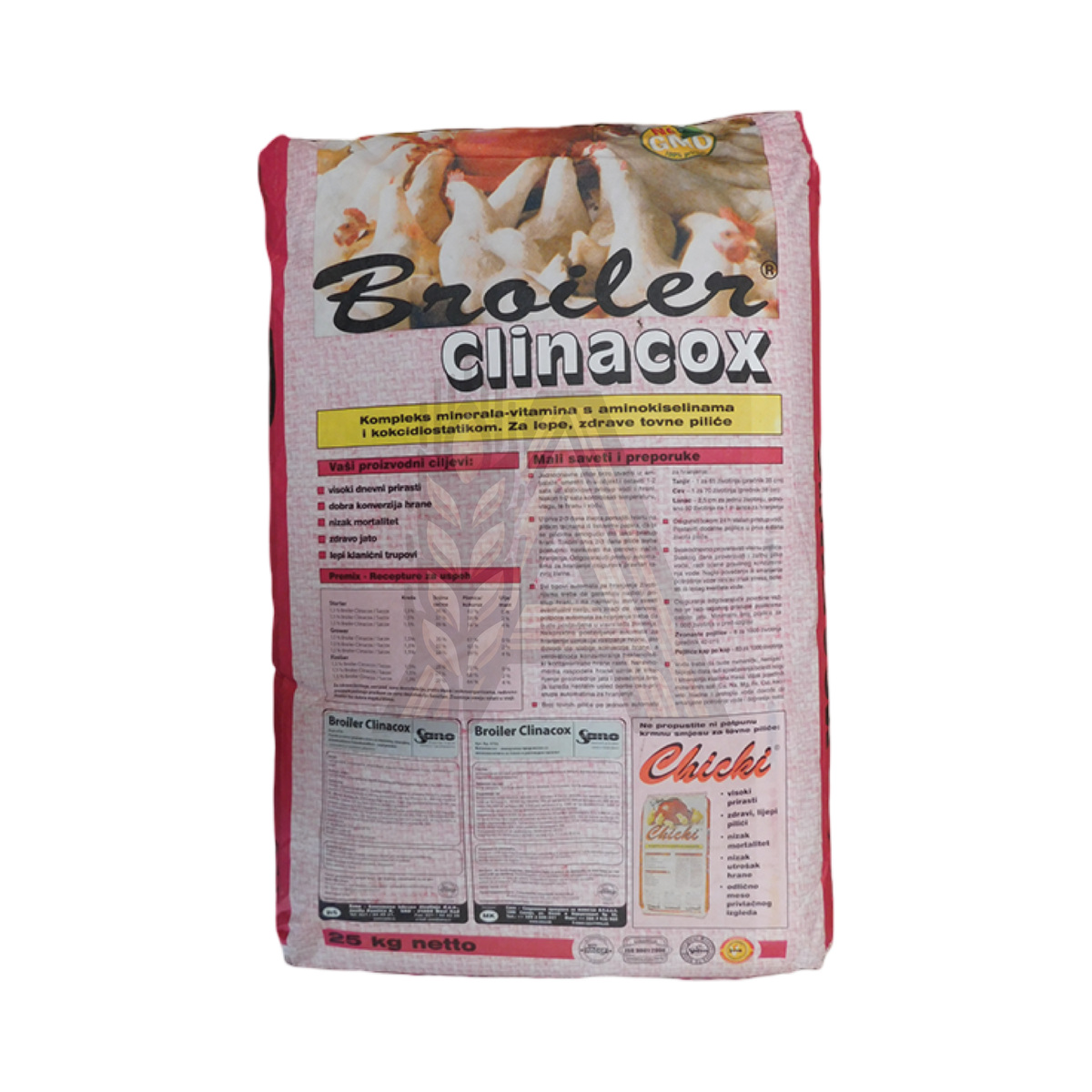Sano Broiler Clinacox® – Komplett premix hízó és tenyészbaromfi részére