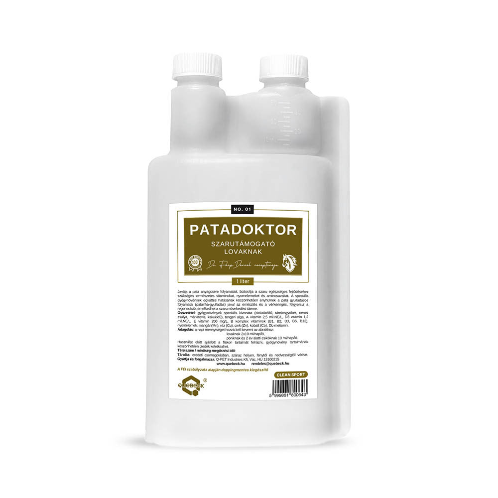 PATADOKTOR - Gyógynövény alapú pata- és szarutámogató lovaknak