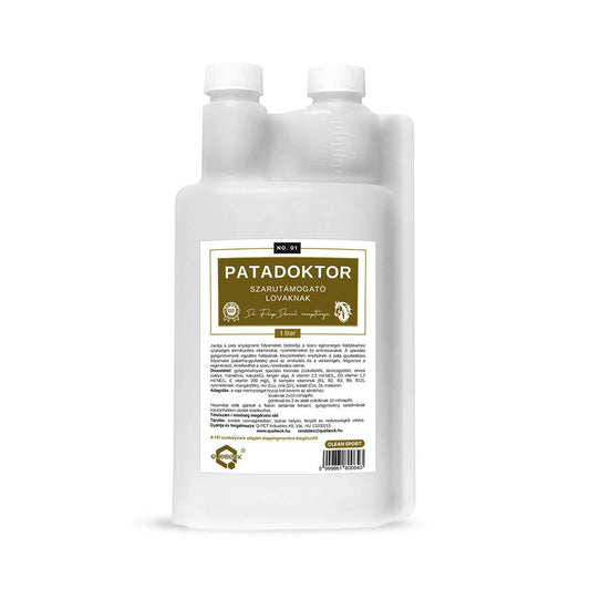 PATADOKTOR - Gyógynövény alapú pata- és szarutámogató lovaknak