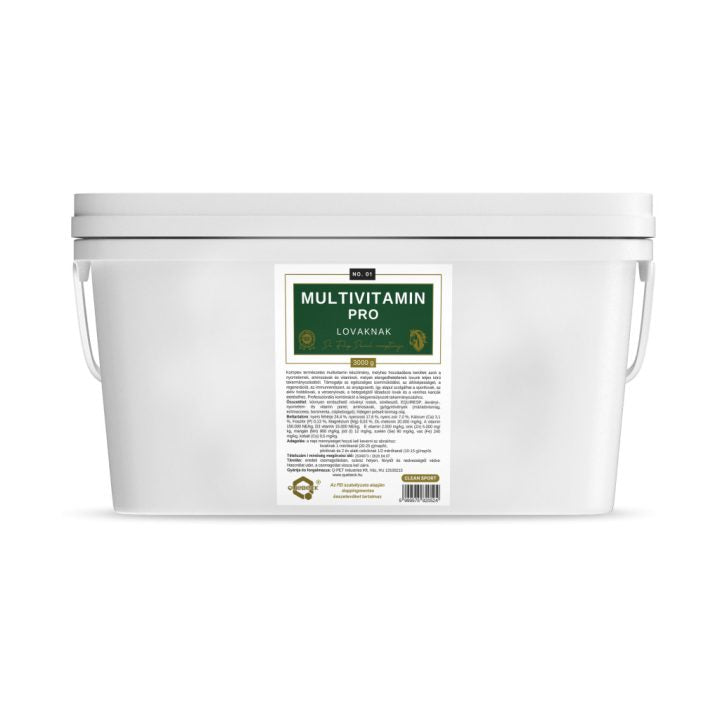 MULTIVITAMIN PRO – Komplex összetételű immunerősítő lovaknak