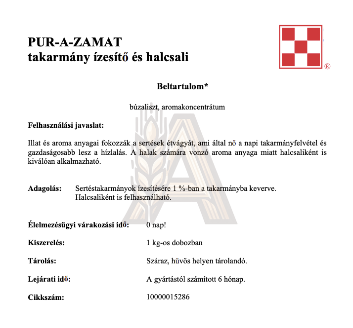 Purina Purazamat - Aroma Premix