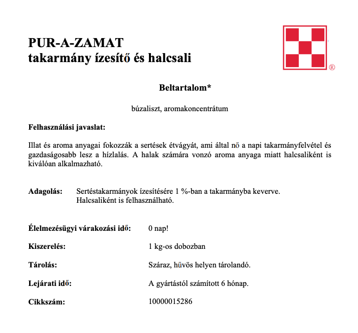 Purina Purazamat (Aroma Premix)