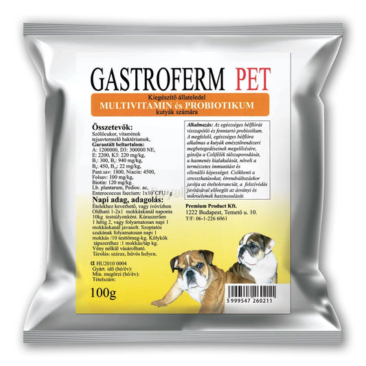 Gastroferm PET multivitamin és probiotikum kutyáknak