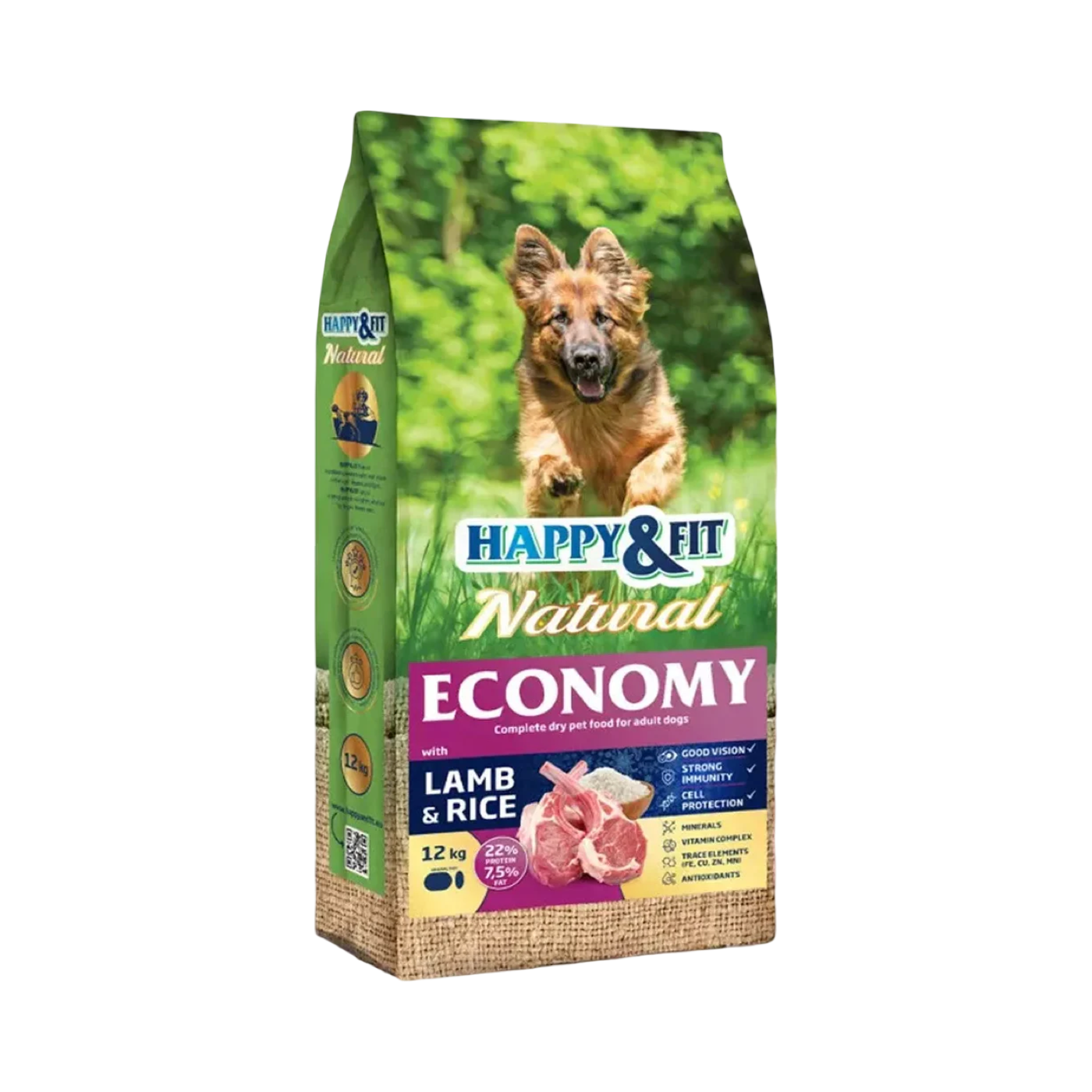 Happy & Fit Natural Economy Adult - száraz kutyaeledel