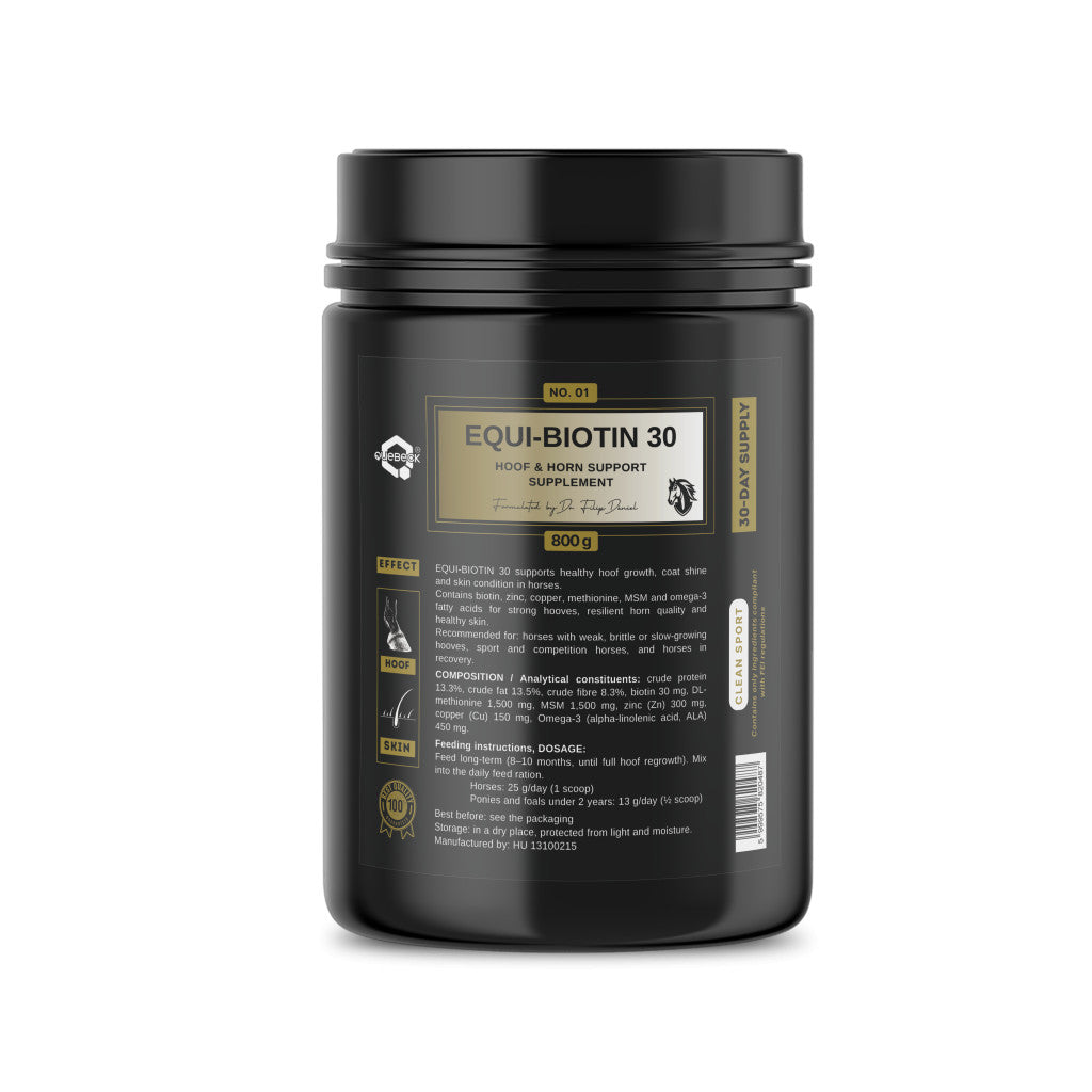 EQUI-BIOTIN 30 – Pata- és szarutámogató lovaknak