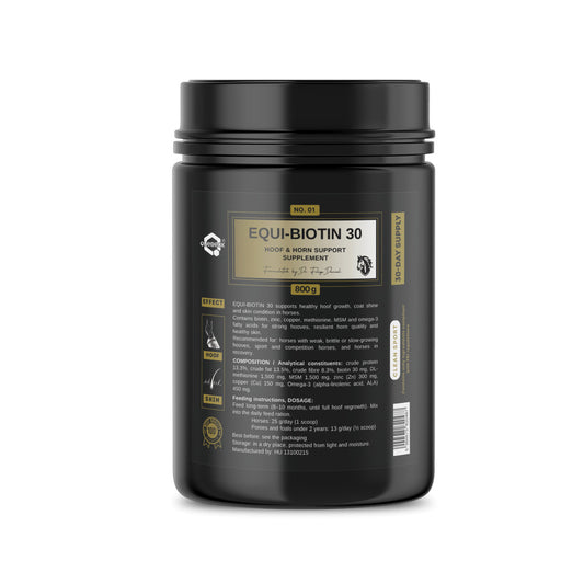 EQUI-BIOTIN 30 – Pata- és szarutámogató lovaknak