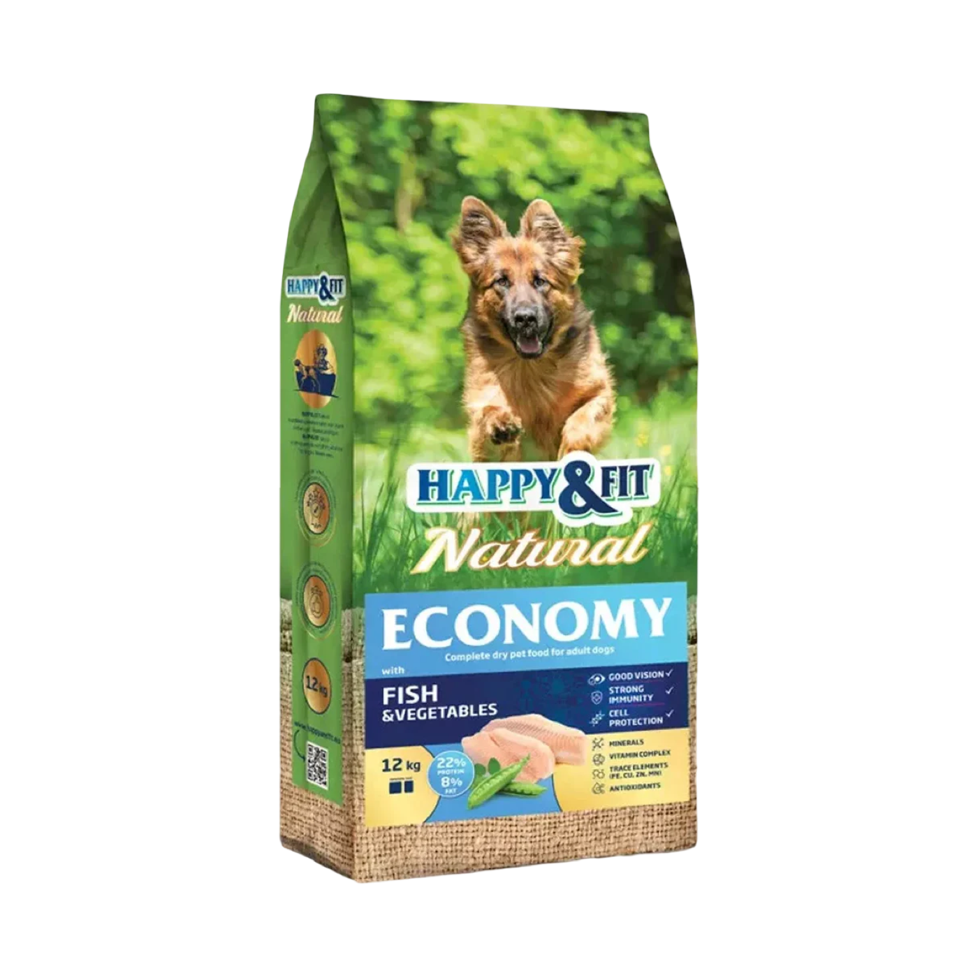 Happy & Fit Natural Economy Adult - száraz kutyaeledel