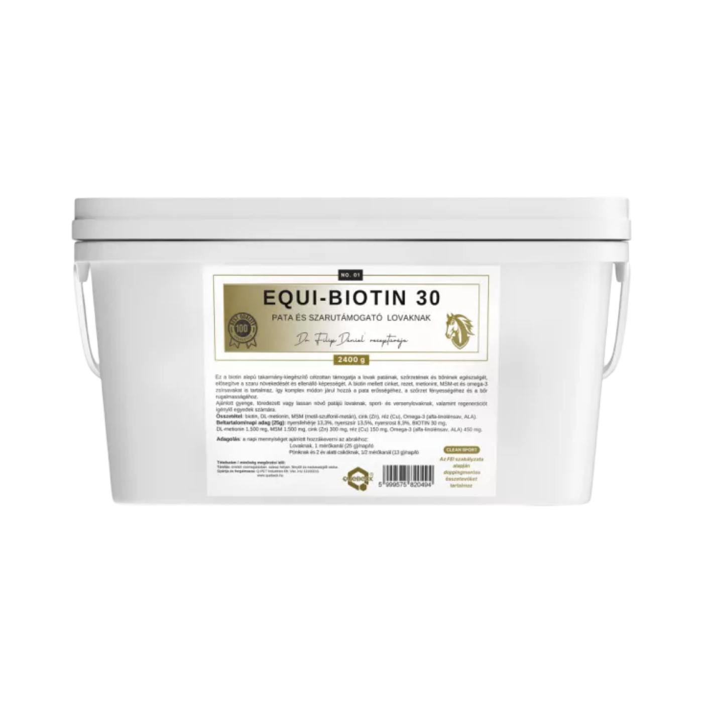 EQUI-BIOTIN 30 – Pata- és szarutámogató lovaknak