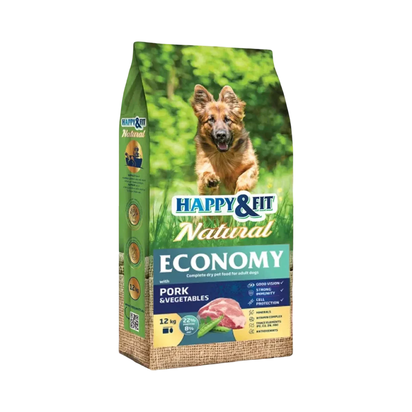 Happy & Fit Natural Economy Adult - száraz kutyaeledel