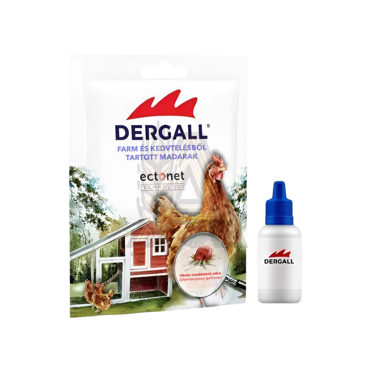 DERGALL - vörös madártetűatkák ellen