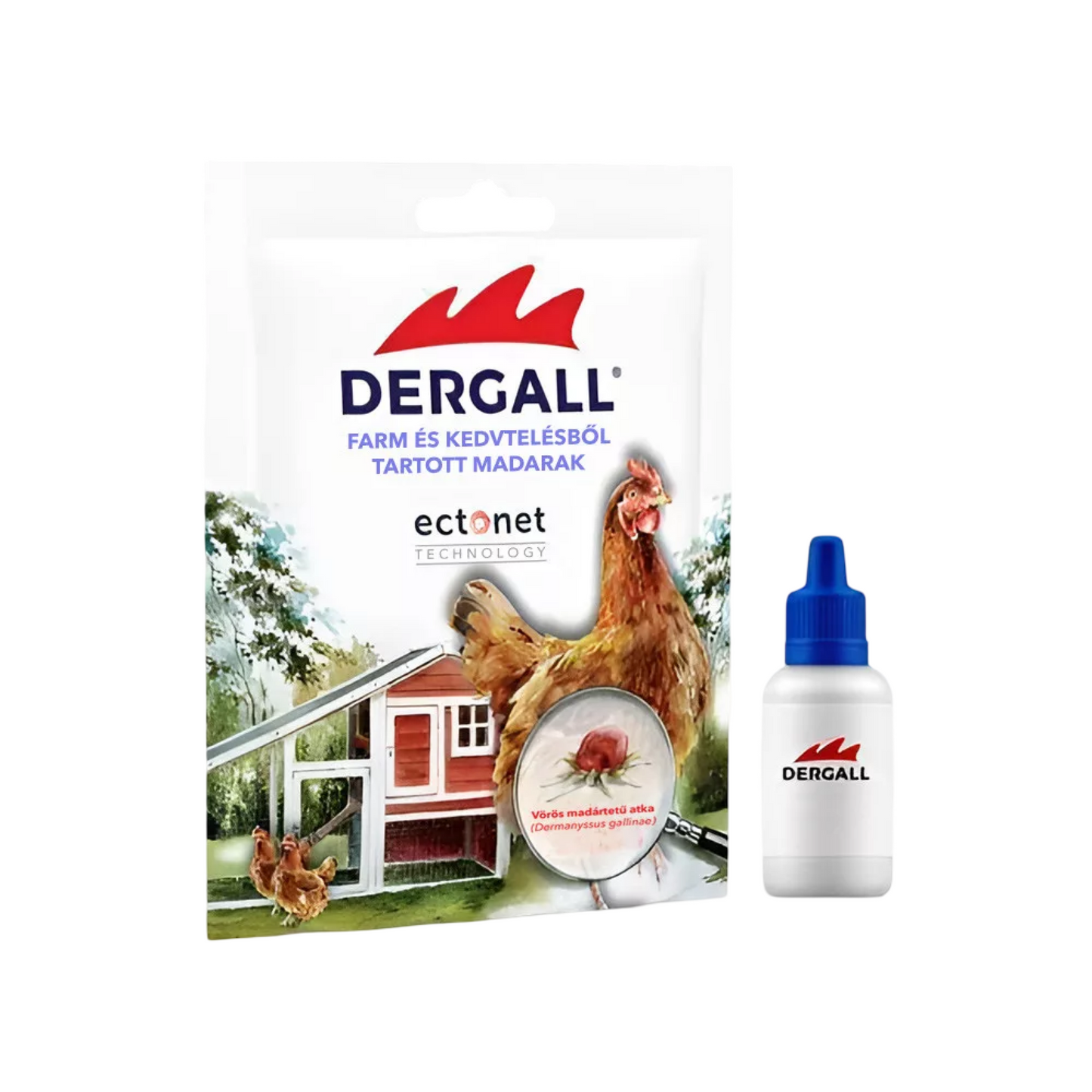 DERGALL - vörös madártetű atkák ellen