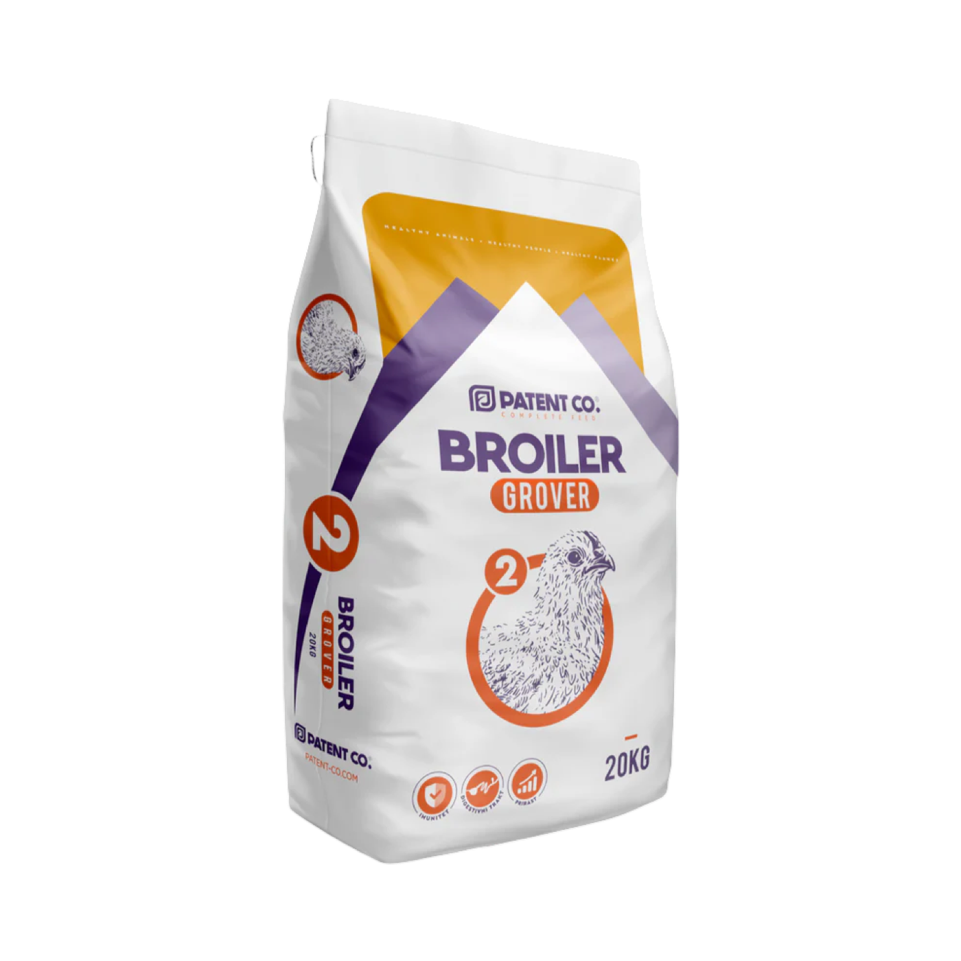 Patent co. BROILER GROVER - GMO mentes Csirke nevelő táp