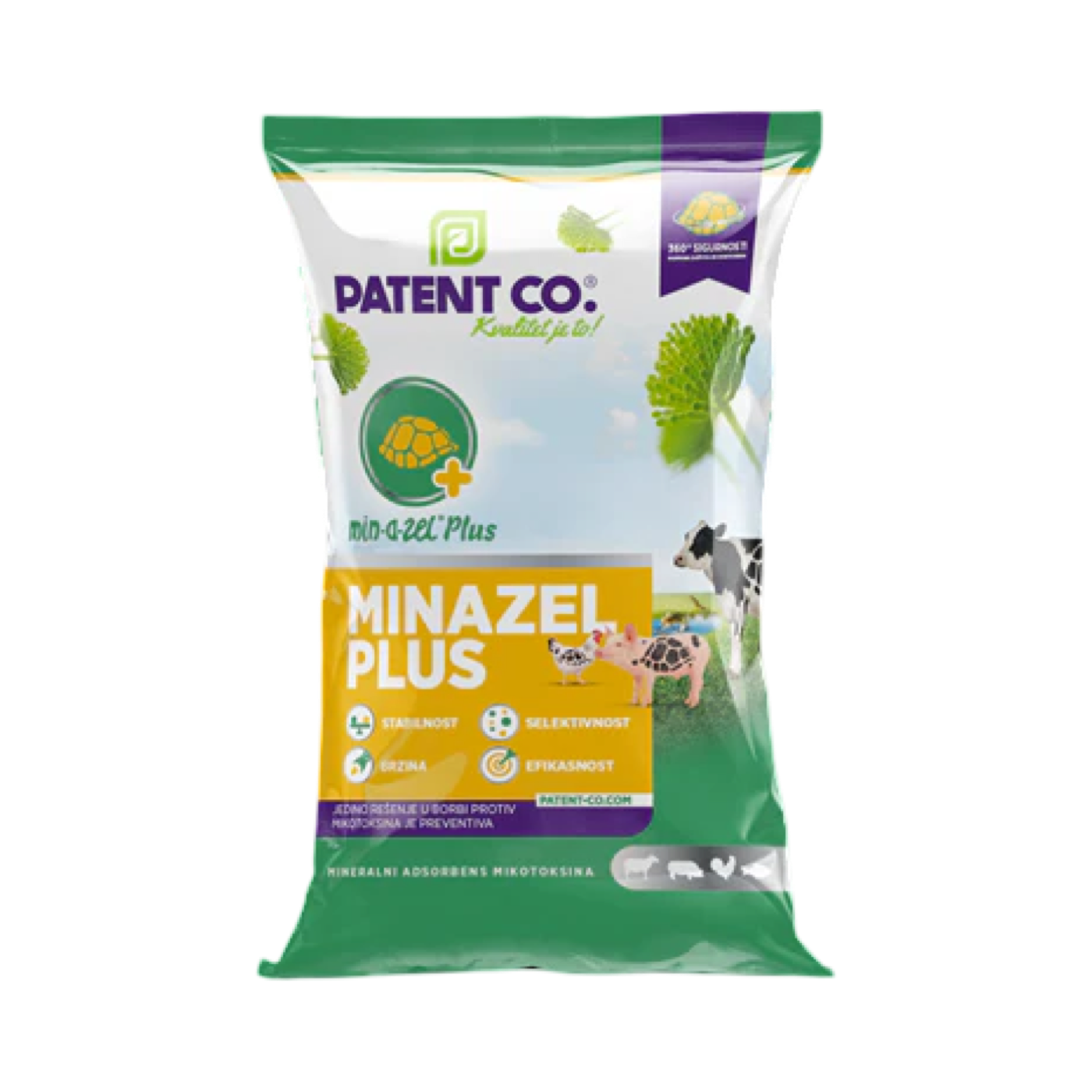 Patent co. Minazel Plus toxinkötő