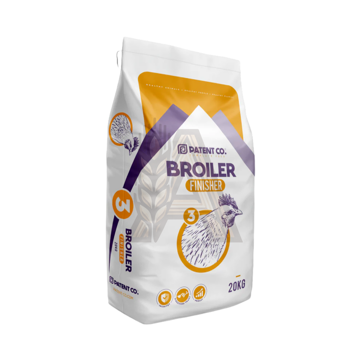 Patent co. BROILER FINISHER - GMO mentes Csirkebefejező táp