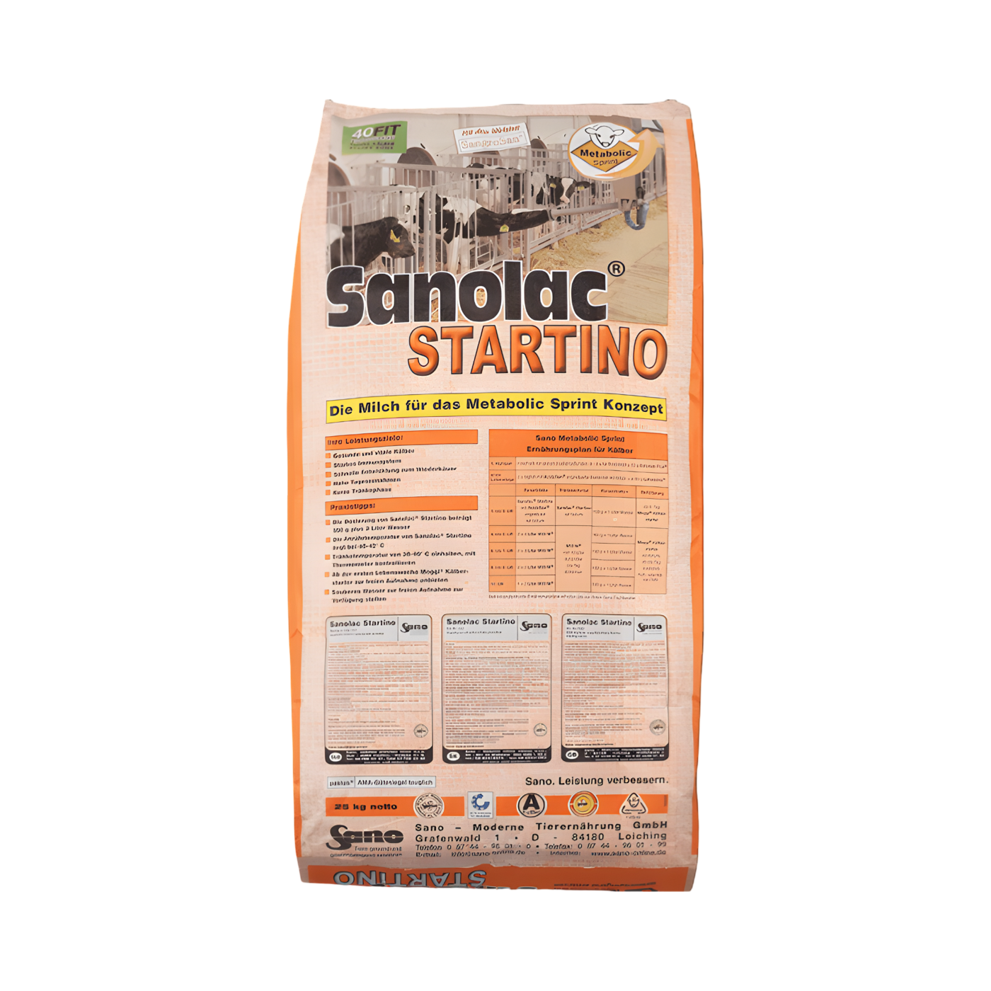 Sanolac Startino® - Tejpótló 50% sovány tejpor tartalommal az intenzív borjúneveléshez