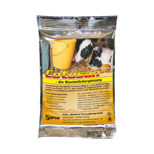 Sano Cotosan Plus®- Kolosztrumfokozó föcstejkiegészítő az egészséges borjakért