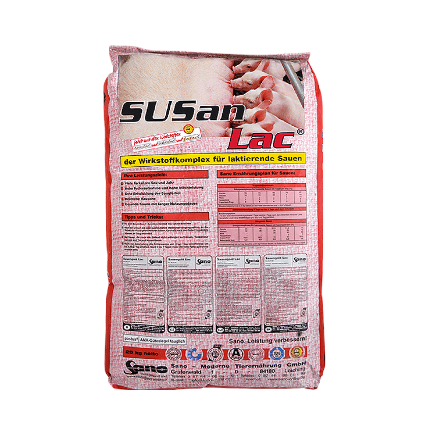 Sano SUSan® Lac - Prémium ásványi takarmány szoptatós kocáknak