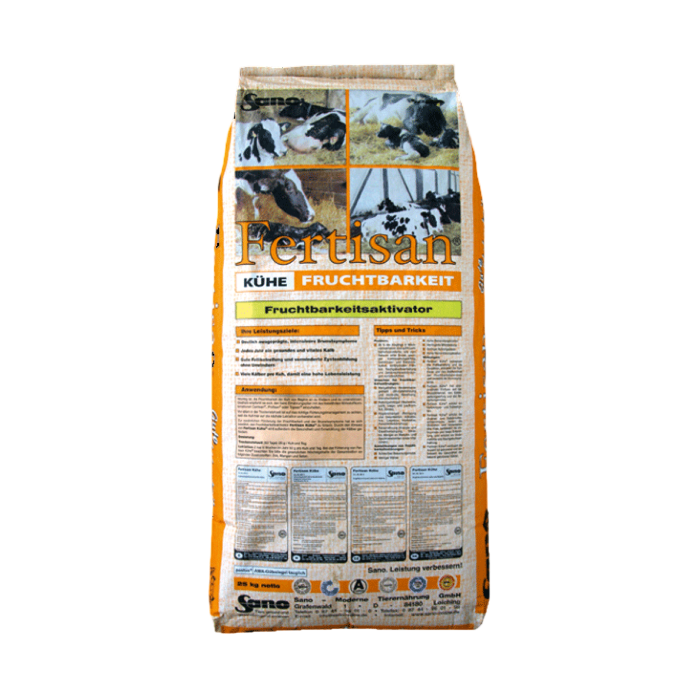 Sano Fertisan®-Kiegészítő takarmány a termékeny tehenekért és kocákért