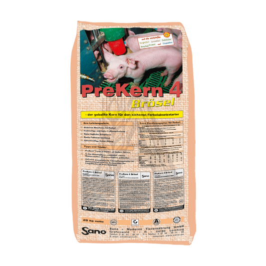 Sano PreKern® 4 Brösel- Morzsázott prémium kiegészítő takarmány választott malacoknak