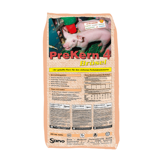 Sano PreKern® 4 Brösel- Morzsázott prémium kiegészítő takarmány választott malacoknak
