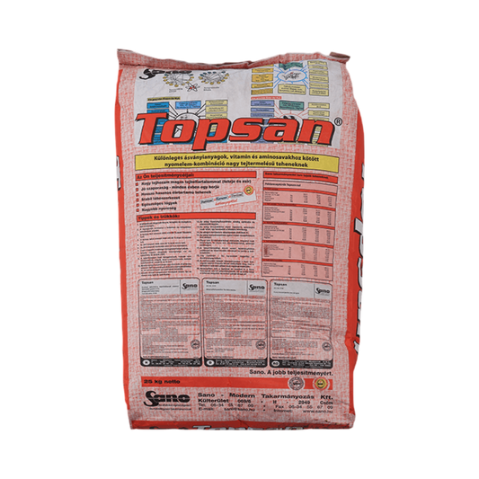 Sano Topsan®- Ásványianyag komplex csúcsteljesítményű tejelő tehenek részére