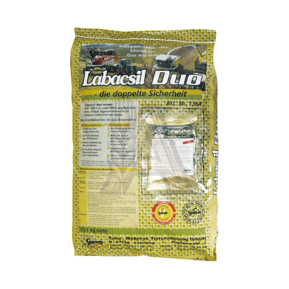 Sano Labacsil® Duo- Silózó anyag baktériumokkal és silózó sóval a biztonságos szilázsért