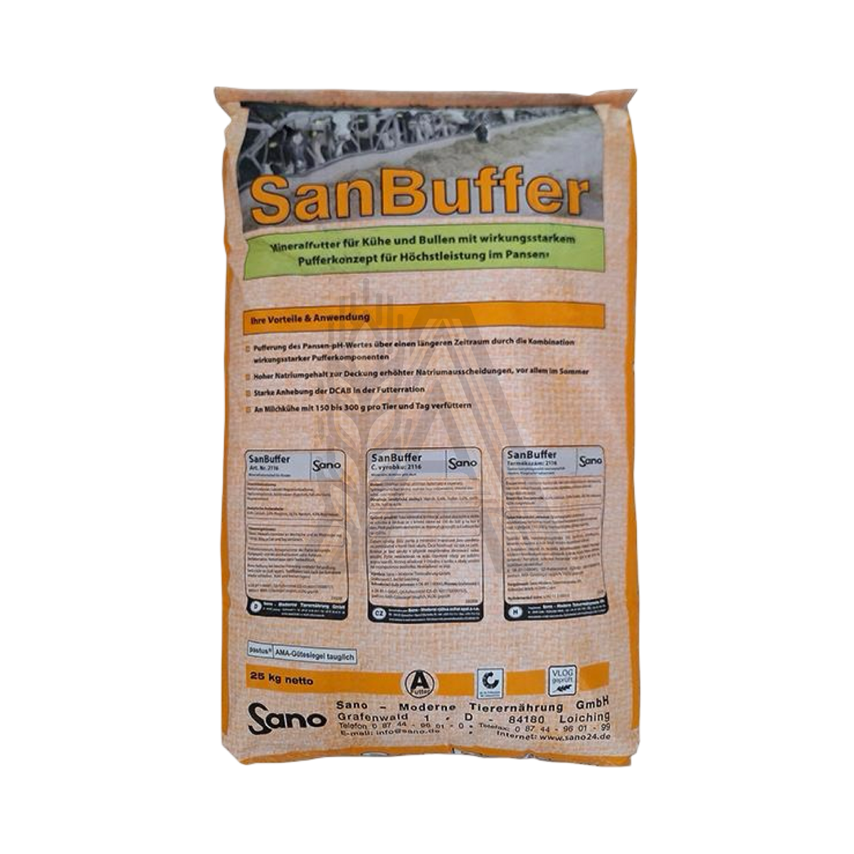 Sano SanBuffer®- Hatékony bendőpuffer tejelő teheneknek a maximális teljesítmény érdekében