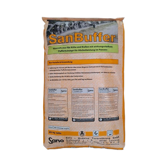 Sano SanBuffer®- Hatékony bendőpuffer tejelő teheneknek a maximális teljesítmény érdekében