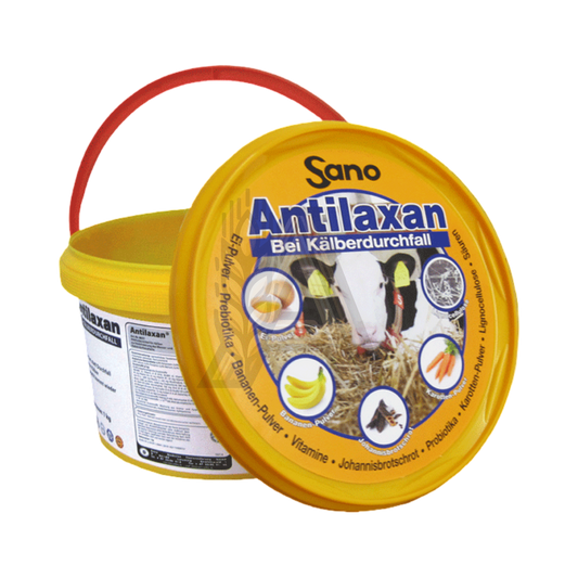Sano Antilaxan®- Hatóanyag-kombináció a borjúkori hasmenés ellen