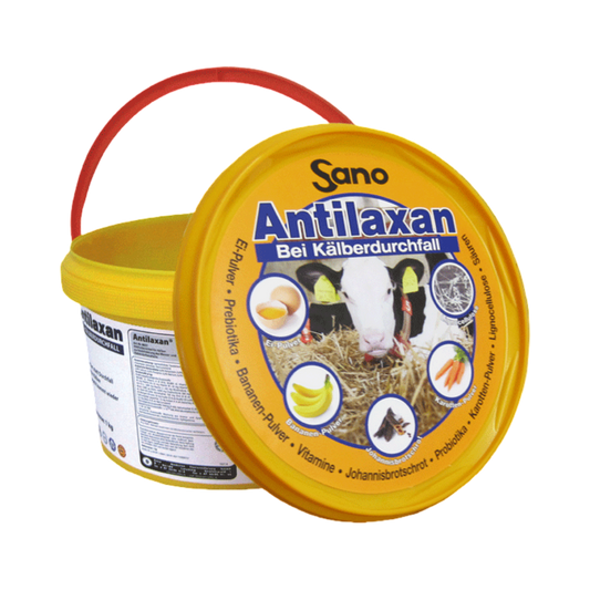 Sano Antilaxan®- Hatóanyag-kombináció a borjúkori hasmenés ellen