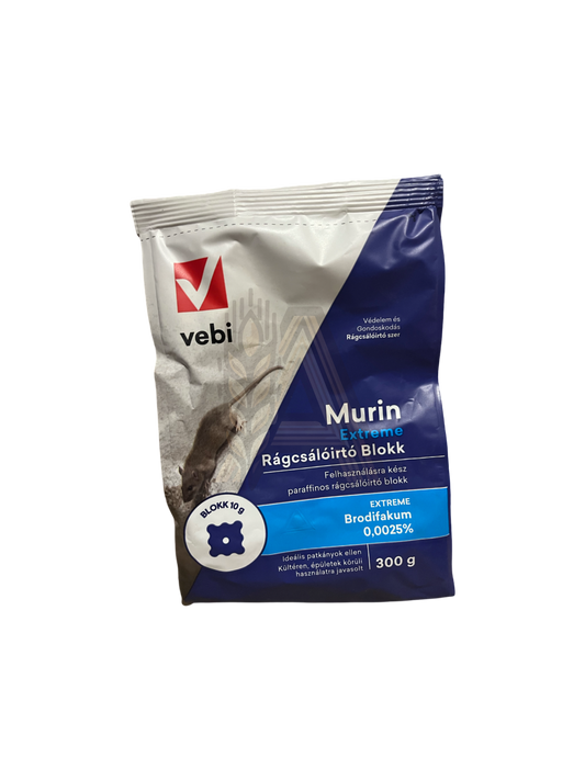 Murin Extreme - rágcsálóírtó pép és blokk