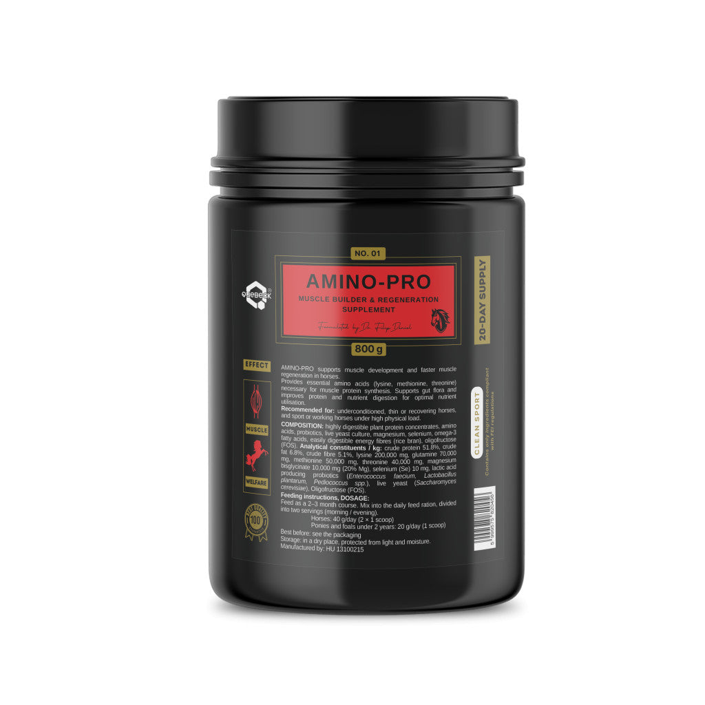 AMINO-PRO – Izomépítő és izomregeneráló lovaknak