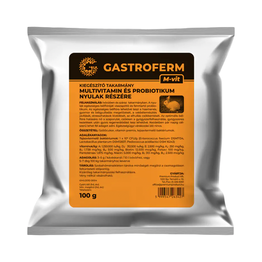 Gastroferm M-vit - multivitamin és probiotikum nyulak részére