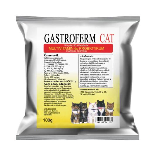 Gastroferm Cat - multivitamin és probiotikum macskáknak
