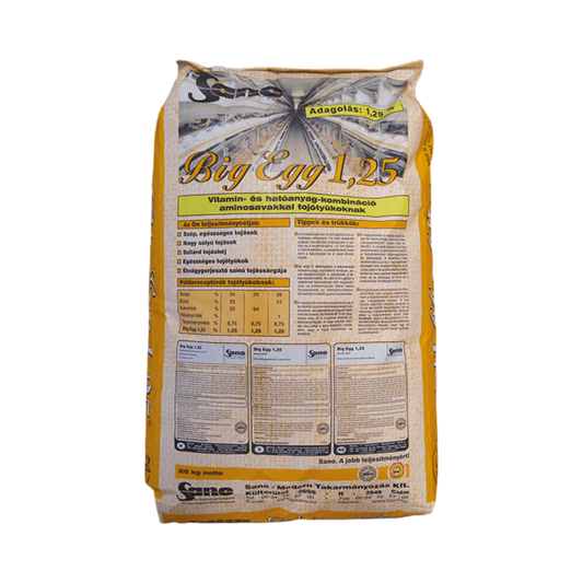 Sano Big Egg 1,25 % - Tojó Premix