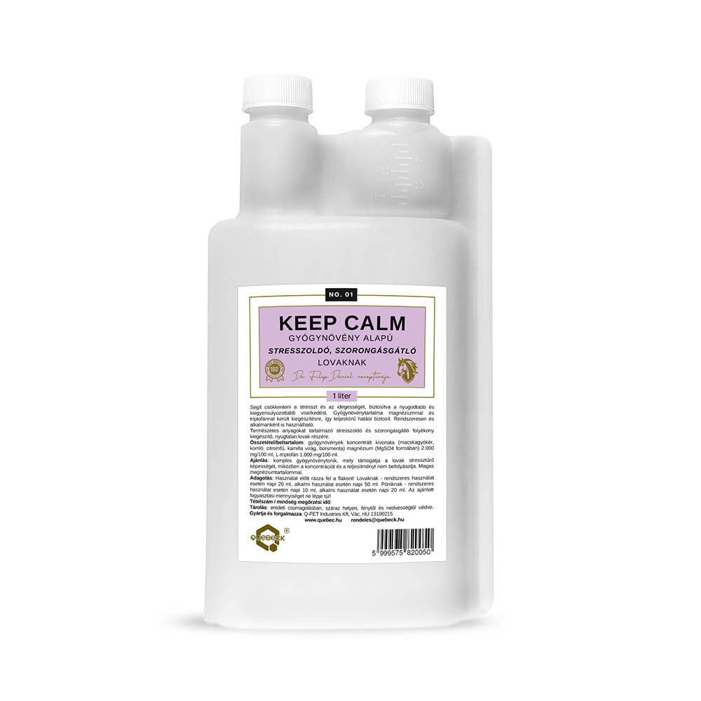 KEEP CALM – Gyógynövény alapú stresszoldó, szorongásgátló lovaknak
