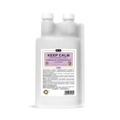 KEEP CALM – Gyógynövény alapú stresszoldó, szorongásgátló lovaknak