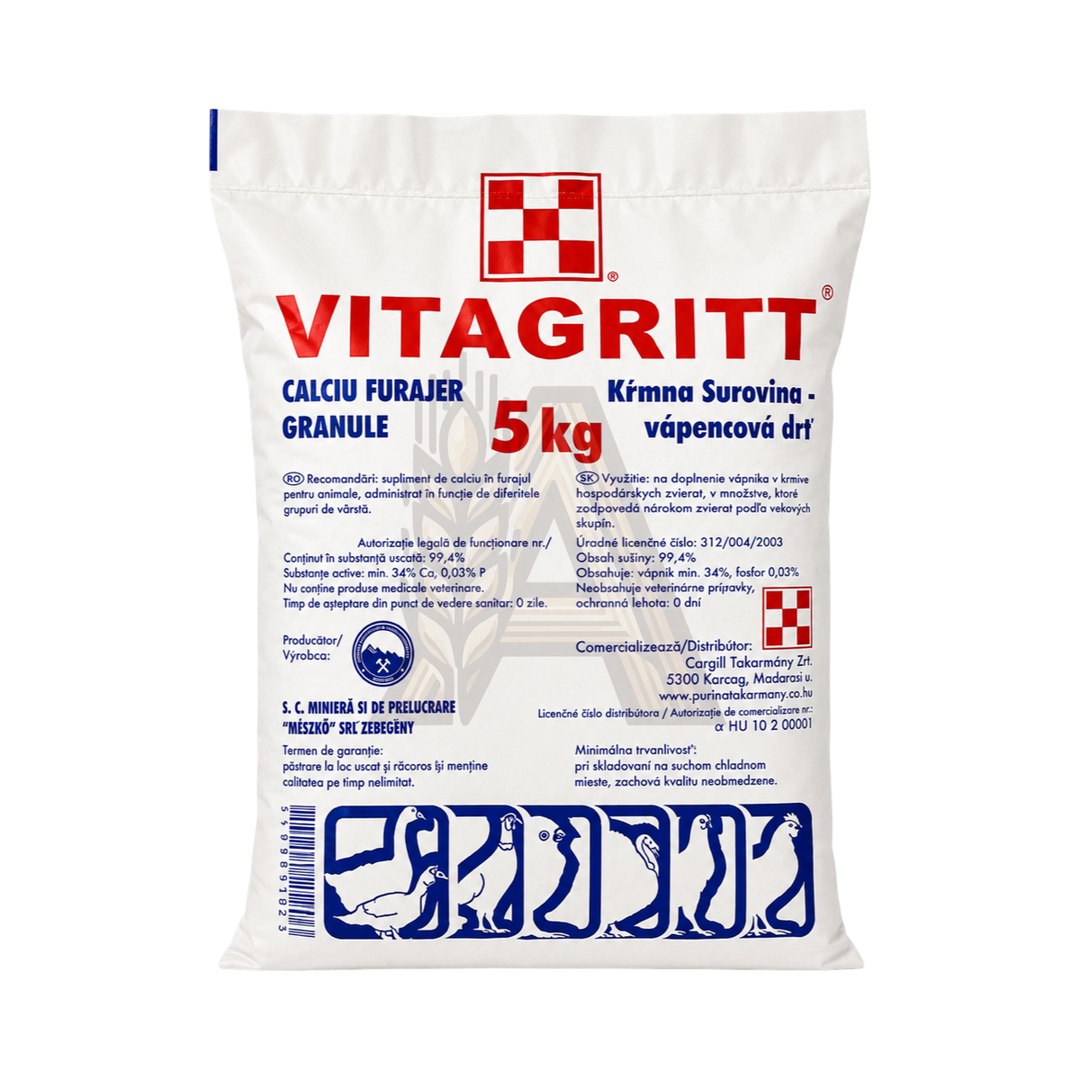 Purina Vitagritt - takarmány mészkőgritt