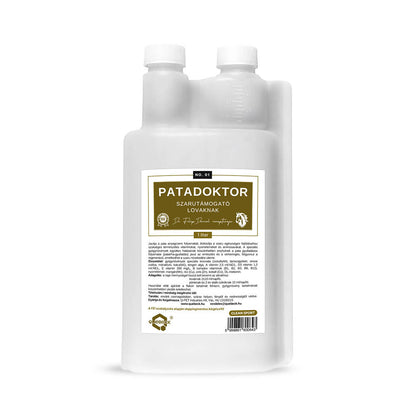 PATADOKTOR - Gyógynövény alapú pata- és szarutámogató lovaknak